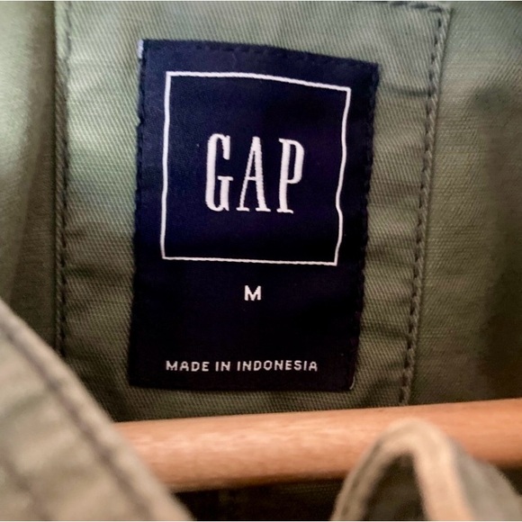 GAP Khaki Green Utility Jacket for Women Medium - Picture 5 of 7